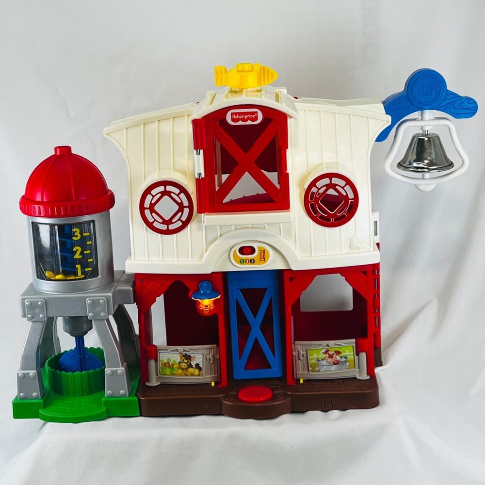 Fisher-Price Little People Smart Stages Interactive Farm Barn Animals Playset